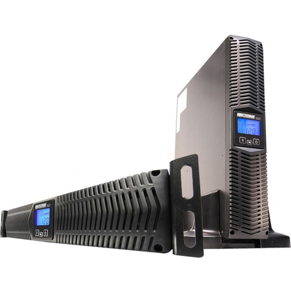 Minuteman 3000 VA Line Interactive Rack/Wall/Tower UPS with 7 Outlets - 2U Wall Mountable, Rack-mountable, Tower - 4.60 Minute Stand-by - 208 V AC, 240 V AC Input - 240 V AC Output - Serial Port - USB - 6 x NEMA 6-15/20R, 1 x NEMA L6-30R MPN:E3000RTXLT2UN