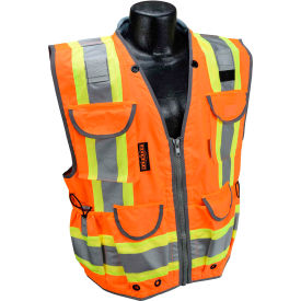 Radians® Type R Class 2 Heavy Duty Engineer Vest Orange XL SV55-2ZOD-XL SV55-2ZOD-XL