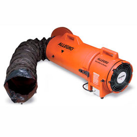 Allegro Industries® COM-PAX-IAL Explosion Proof Blower W/ 25' Ducting 900 CFM 1/3 HP 9538-25