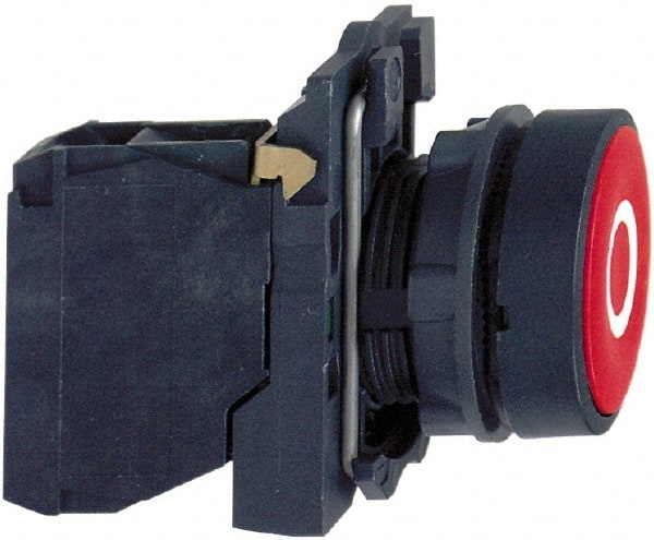 Push-Button Switch: 22 mm Mounting Hole Dia, Momentary (MO) MPN:ZB5AW333