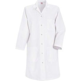 Red Kap® Women's Gripper-Front Lab Coat White Poly/Combed Cotton M KP15WHRGM