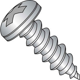 #12 x 3/4 Phillips Pan Self Tapping Screw Type A Fully Threaded 18-8 Stainless Steel - Pkg of 2000 1212APP188