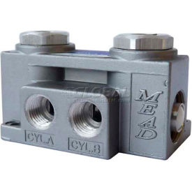 Bimba-Mead Air Valve N2-DB 5 Port 2 Pos Double Bleed 1/4