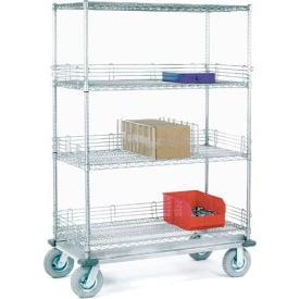 Nexel® 4 Shelf Truck Chrome 60