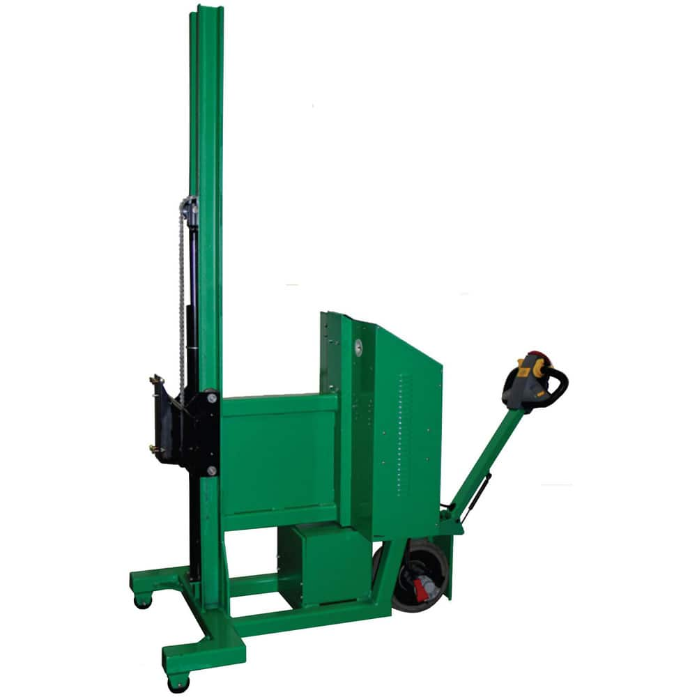 Battery Operated Lifts, Lift Type: Steel Stacker Lift , Load Capacity (Lb. - 3 Decimals): 1000.000 , Minimum Lift Height: 12in , Maximum Lift Height: 71.00  MPN:F80136A9