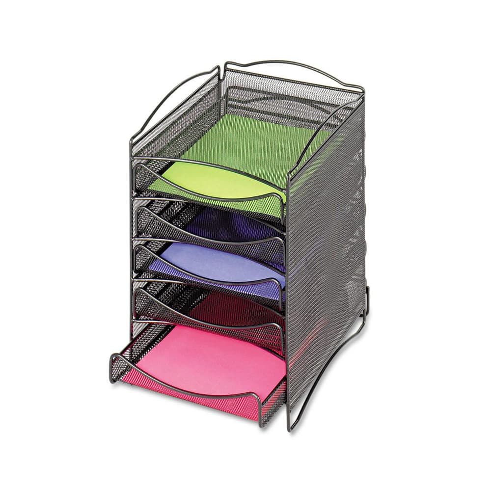 Compartment Storage Boxes & Bins, Overall Width: 10 , Overall Depth: 12.75 , Overall Height: 15.25  MPN:SAF9432BL