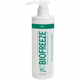 BioFreeze® Cold Pain Relief Gel 16 oz. Dispenser Bottle Case of 24 11-1033-24