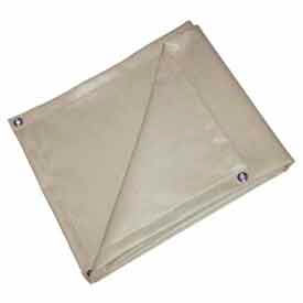 6' X 8' Heat Treated Fiberglass Welding Blanket 18 oz. Beige - BIS-18-0608 BIS-18-0608