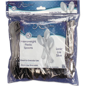 WNA® Reflections Heavyweight Spoon Silver Pack of 320 WNA REF320SP