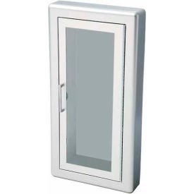 Activar Inc. Aluminum Fire Extinguisher Cabinet Full Acrylic Window Semi-Recessed 3