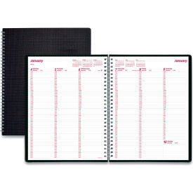 Brownline® DuraFlex Weekly Planner 11 x 8.5 Black 2024 CB950VBLK