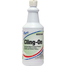 Nyco Cling-On Phosphoric Acid Bowl Cleaner Cherry Almond Scent 32 oz. Bottle 12/Case - NL553-Q12 53-Q12NL5