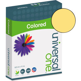 Colored Paper - Universal UNV11205 - Goldenrod - 8-1/2 x 11 - 20 lb. - 500 Sheets/Ream UNV11205