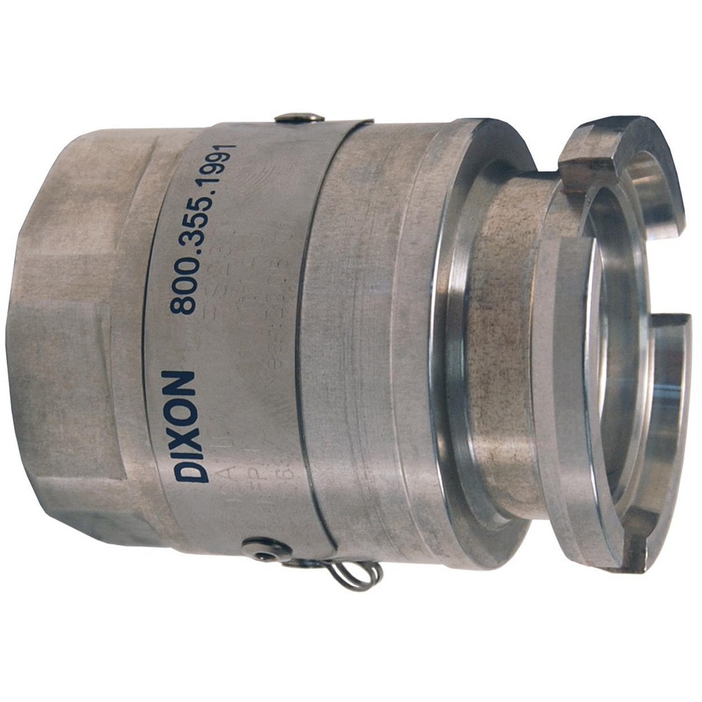 Reusable Hose Fittings, Type: Adapter , Thread Size: 4 in , Material: Aluminum , Thread Standard: NPT , Connection Type: Threaded  MPN:DDA400AL