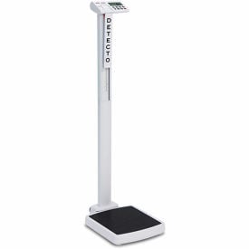 Detecto Solo® Eye Level Digital Physician Scale 550 lb x 0.2 lb / 250 kg x 0.1 kg Solo