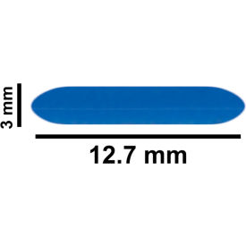 Bel-Art Spinbar Teflon Micro (Flea) Magnetic Stirring Bar 12.7 x 3mm Blue 371210027