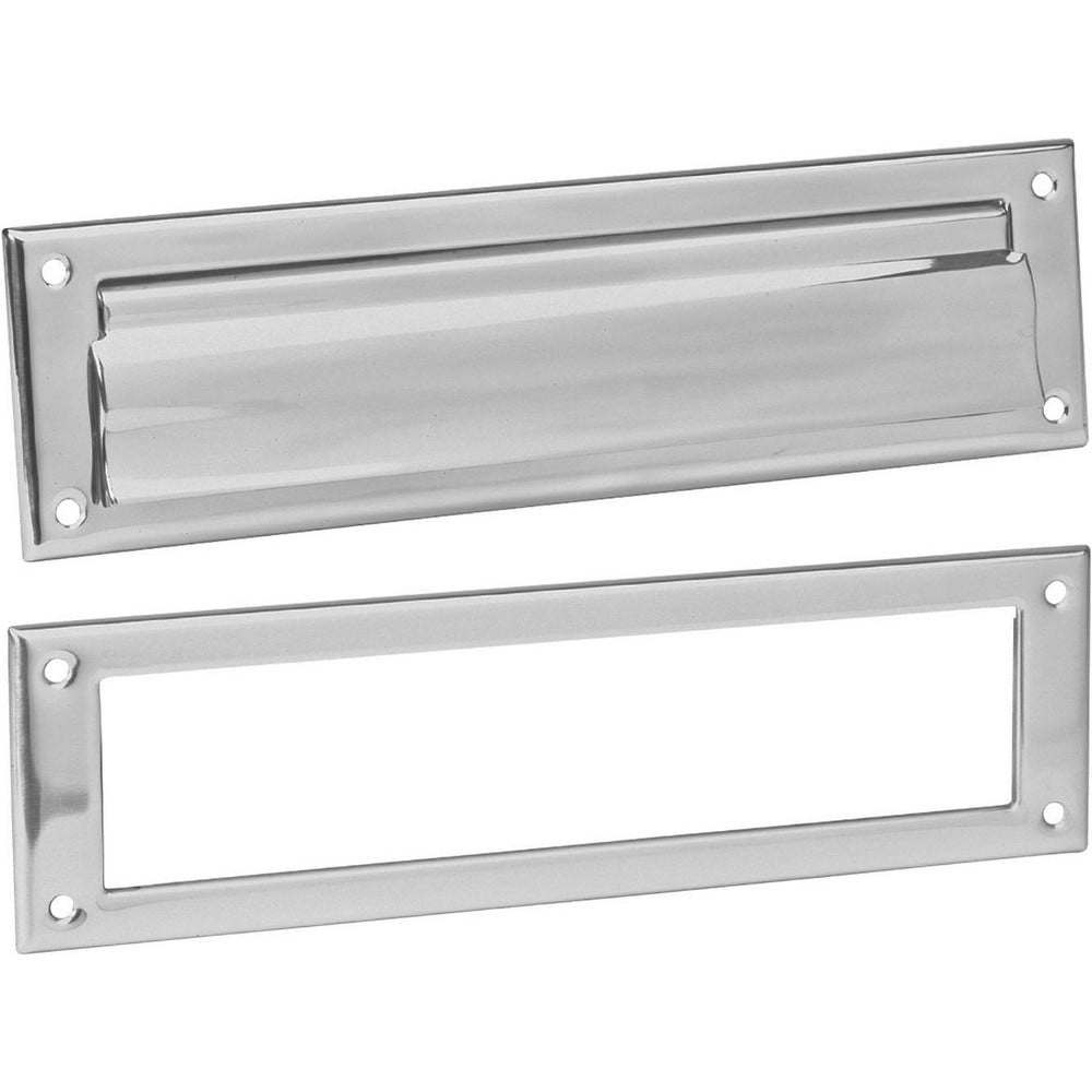 Mailboxes, Mount Type: Surface , Lockable: No , Material: Brass , Color: Satin Chrome , Length (Inch): 13  MPN:620B26D