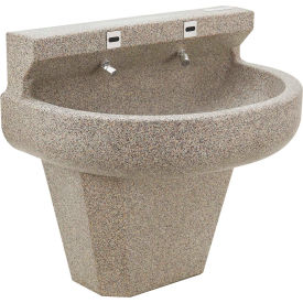 GoVets™ Wall Mounted Wash Fountain 2 Station Sensor-Operated 083604