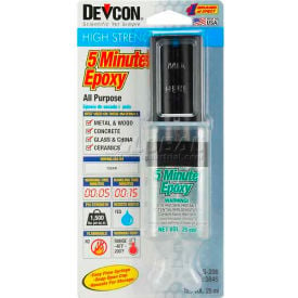 Devcon® 5 Minute®  Fast Drying Epoxy (S-208) 20845 25ml Syringe 20845