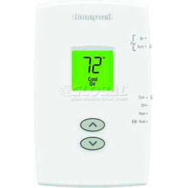 Honeywell PRO 1000  Non-Programmable Vertical Thermostat  2H/1C Heat Pump TH1210DV1007 TH1210DV1007