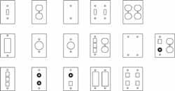 Raceway Fittings & Accessories, For Use With: Hubbell BT3BC5 Three-Channel Raceways, MediaTrak Raceways, Non-Metallic PlugTrak Series Raceways  MPN:KP7