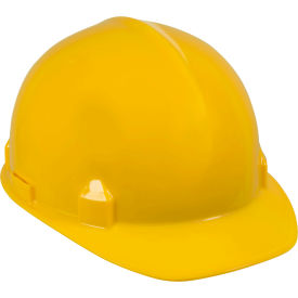 Jackson Safety SC-6 Safety Hard Hat 4-Pt. Ratchet Suspension Cap-Style Yellow 14833