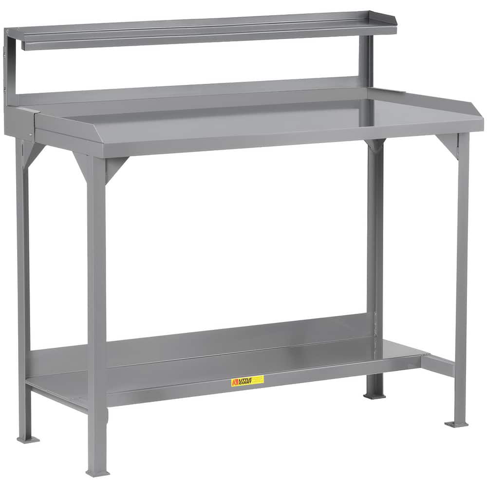 Stationary Work Benches, Tables, Bench Style: Work Bench , Edge Type: Square , Leg Style: 4-Leg , Depth (Inch): 36in , Color: Gray  MPN:WSL2-3660-36-RS