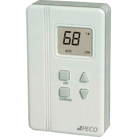 PECO Trane Compatible Zone Sensor SDP155-008 Digital Display Temp Adjust On Cancel Comm Jack 69561