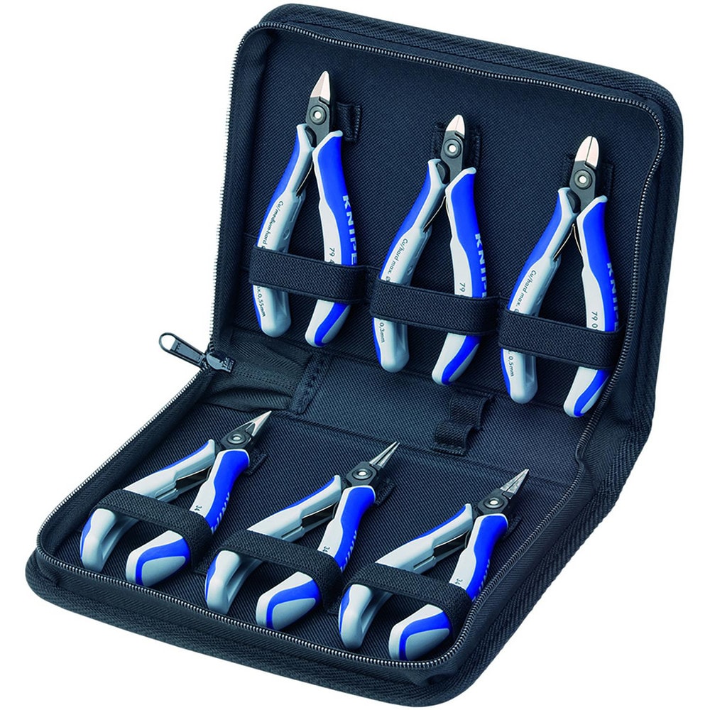 Plier Sets, Plier Type Included: Electronic Pliers (various tips), Electronics Diagonal Cutters , Container Type: None , Handle Material: Comfort Grip  MPN:00 20 16 P