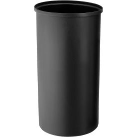 GoVets™ Rigid Plastic Liner For Aluminum Trash Can 35 Gallon Black 007262