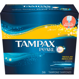 Tampax® Pearl Tampons Regular 36/Box 71127BX