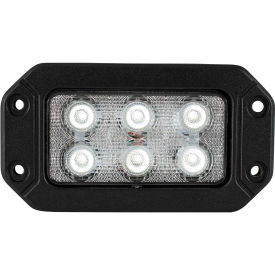 Buyers Products Recessed 6.5 Inch Wide Rectangular LED Flood Light - 1492191 1492191