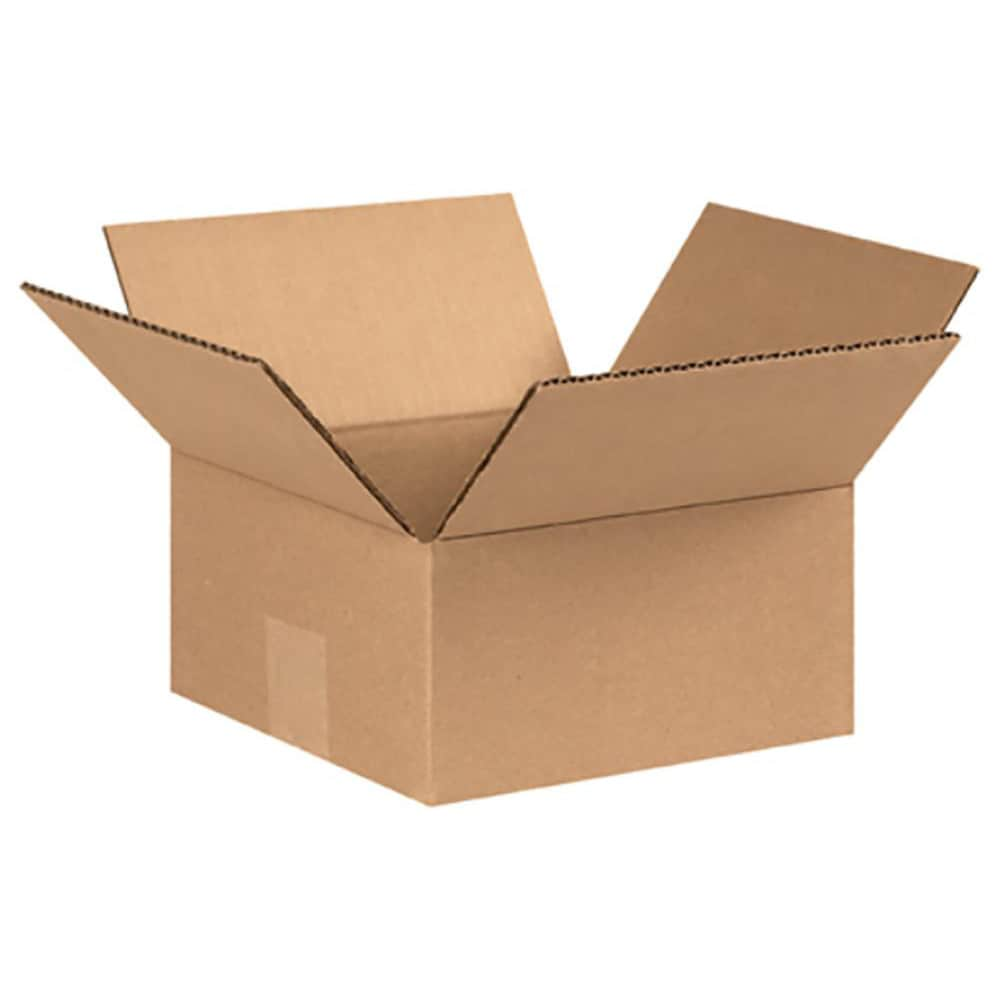 Boxes & Crush-Proof Mailers, Shipping Boxes Type: Corrugated Shipping Box , Overall Length (Inch): 8 , Container Shape: Rectangle , Inside Length (Inch): 8  MPN:884