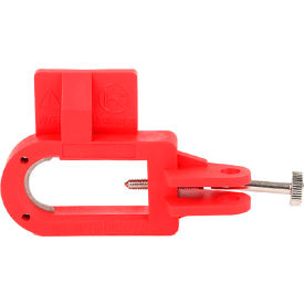 Zing Large Flip Switch Lockout Steel/Plastic Red 7803