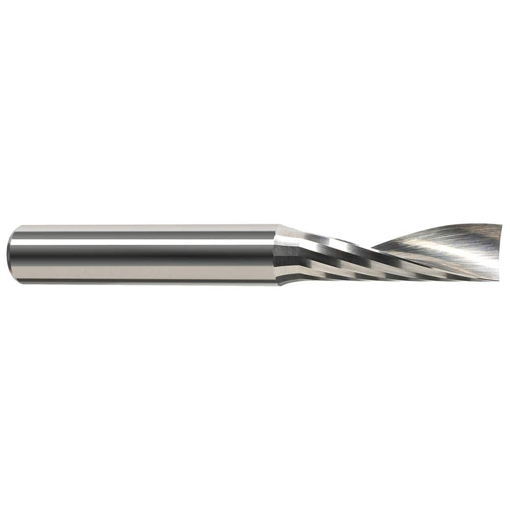 Square End Mill: 3/32'' Dia, 3/8'' LOC, 1/4'' Shank Dia, 2'' OAL, 1 Flute, Solid Carbide MPN:14206-20