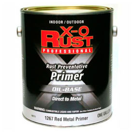 X-O Rust Oil Base Primer Red Metal Primer Gallon - 802173 802173