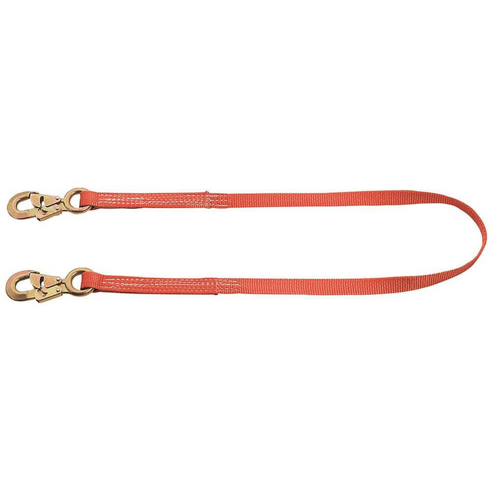 Lanyards & Lifelines, Load Capacity: 500 , Construction Type: Webbing , Harness Type: Fall Arrest , Lanyard End Connection: Snap Hook  MPN:87431