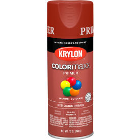 Krylon® Colormaxx™ Paint & Primer 12 oz. Red Oxide Primer - Pkg Qty 6 K05583007