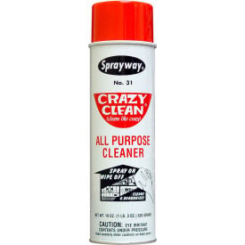 Sprayway® Crazy Clean All Purpose Cleaner 20 oz. Aerosol Spray - SW031 SW031