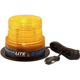 Meteorlite™ 2 Low-Profile Strobe Light - 12-24V - Magnetic Mount - Amber - SY361100M-A-LED SY361100M-A-LED