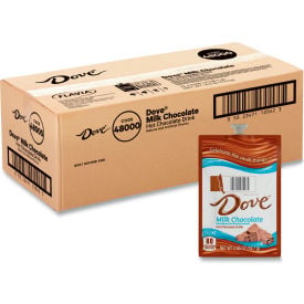 FLAVIA® Dove® Hot Chocolate Mix Milk Chocolate 0.66 oz. Pouch Pack of 72 48000