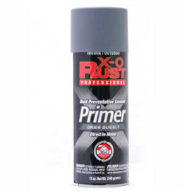 X-O Rust 12 oz. Aerosol Can Rust Preventative Primer Gray - 125729 125729