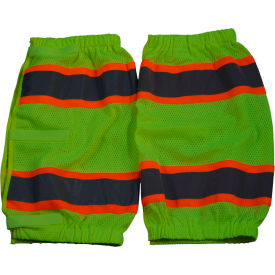 Petra Roc Leg Gaiter ANSI Class E Polyester Mesh Lime/Orange One Size 1 Pair LMGO-CE