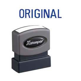 Xstamper® Pre-Inked Message Stamp ORIGINAL 1-5/8