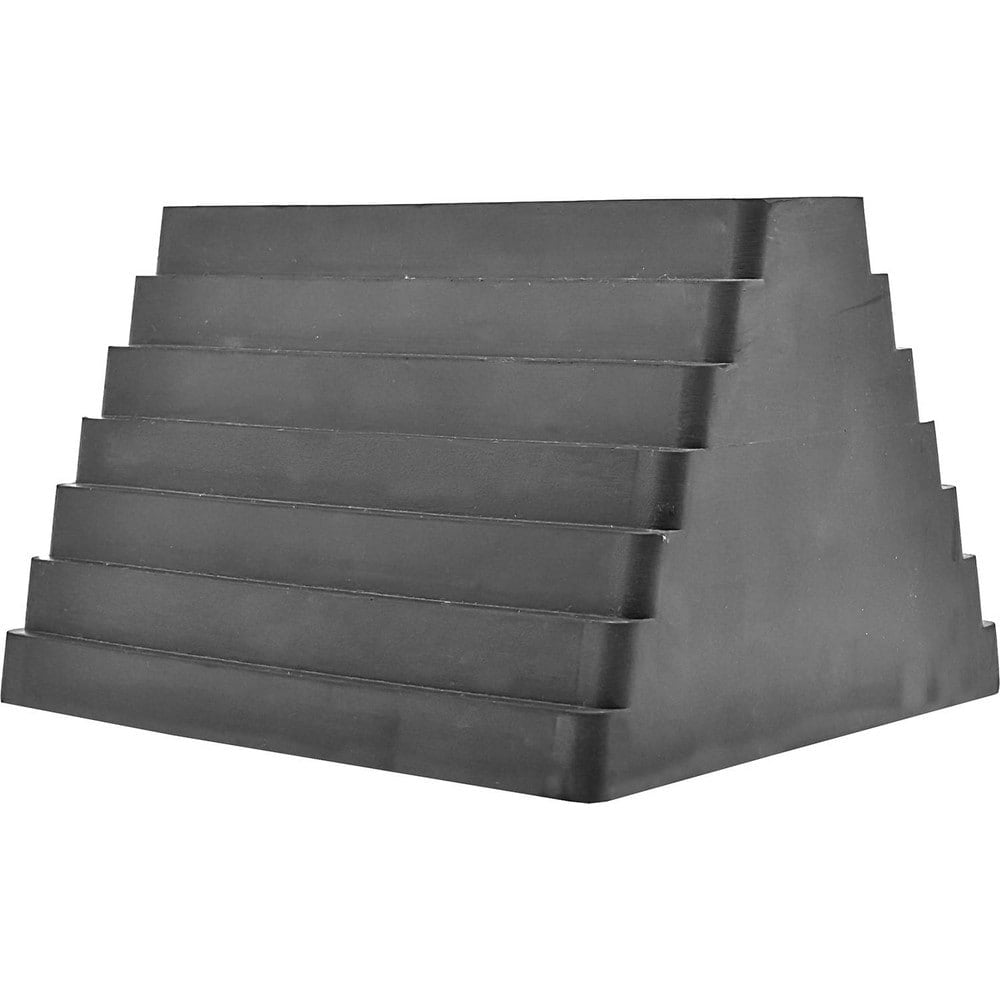 Wheel Chocks, Wheel Chock Type: Wheel Chock , Base Tread: Grooved , Width (Inch): 6 , Construction: Molded , Surface Tread: Ridged  MPN:BBRWC01