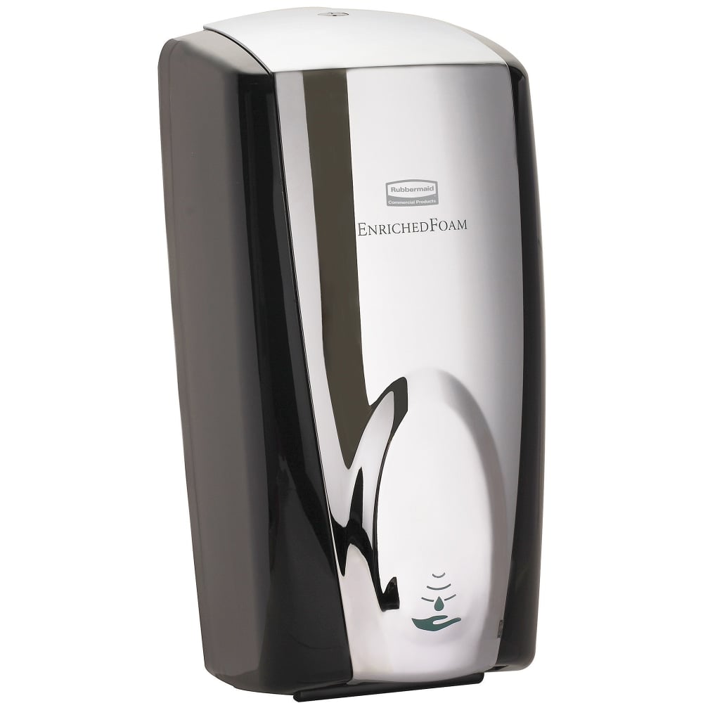 Rubbermaid Auto Foam Soap Dispenser, Black/Silver MPN:750411