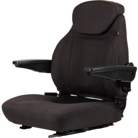 Concentric™ 440 Series Premium High-Back Seat with Arm Rests Cordura® Fabric Black 440000BK