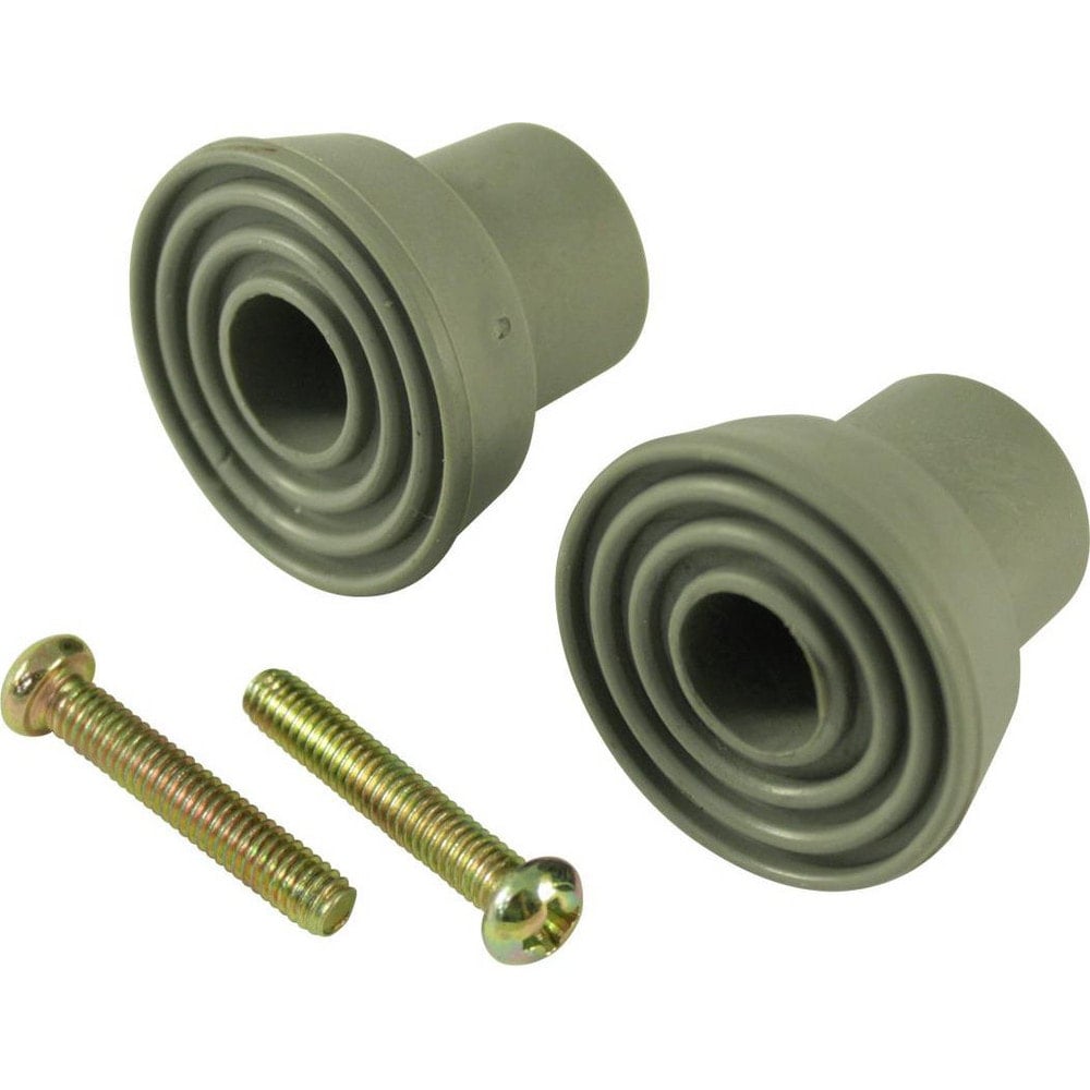 Stops, Type: Rubber Tip Replacement , Finish/Coating: Gray , Stop Material: Rubber  MPN:6800R