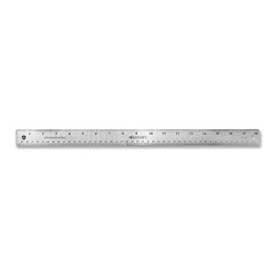 Westcott® Stainless Steel Ruler with Non Slip Cork Base 18