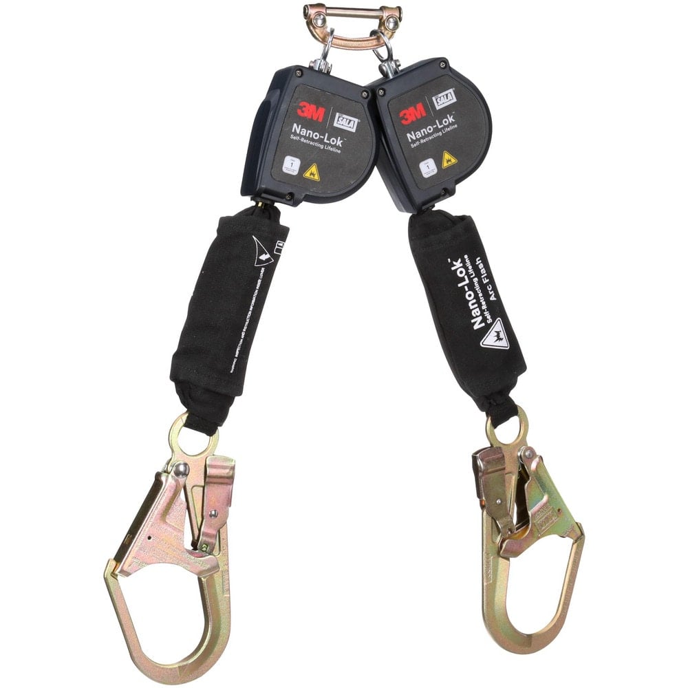 Self-Retracting Lanyards, Lifelines & Fall Limiters, Length (Feet): 8.000 , Housing Material: Thermoplastic , Unit Connector: Single Pin Connector  MPN:7012818558